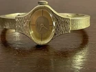 Timex Wristwatch Oval Gold Dial Expansion Band Vintage Women's Watch