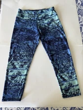 RBX Women's Multi-Color Stretch Active Yoga Pants, Size Medium EUC