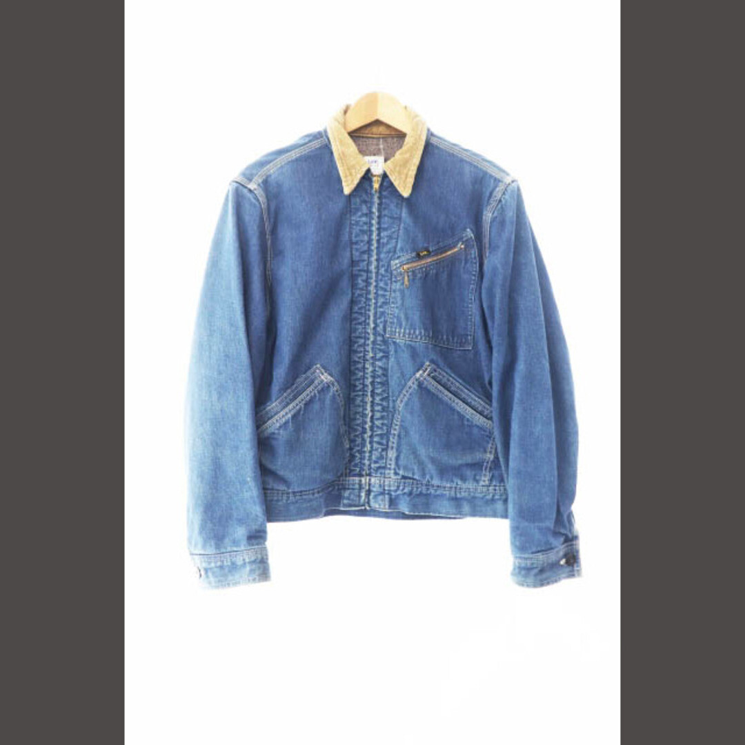 LEE 191-LB ウールライニング デニムジャケット タロンジップ Vintage Lee 191-LB TALON Zipper Jacket Outer Mens Size 40