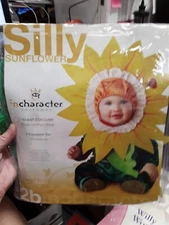 NEW small Incharacter Infant Silly Sunflower Halloween Costume 6-12 months