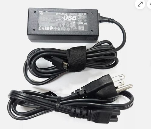Genuine HP 45W USB-C Type-C Adapter Laptop Charger 45W, 15V, 3A - Picture 2 of 2