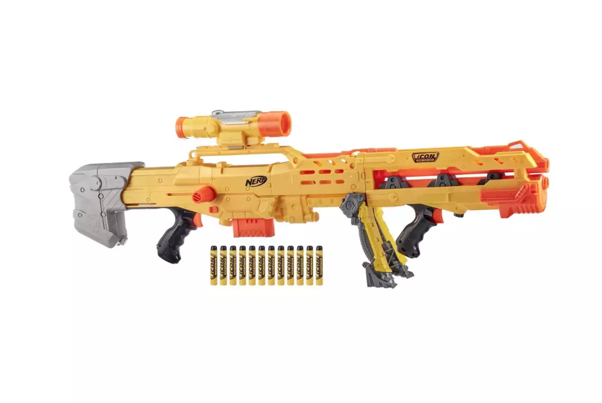 New primary sniper! Can you guess the base blaster? : r/Nerf