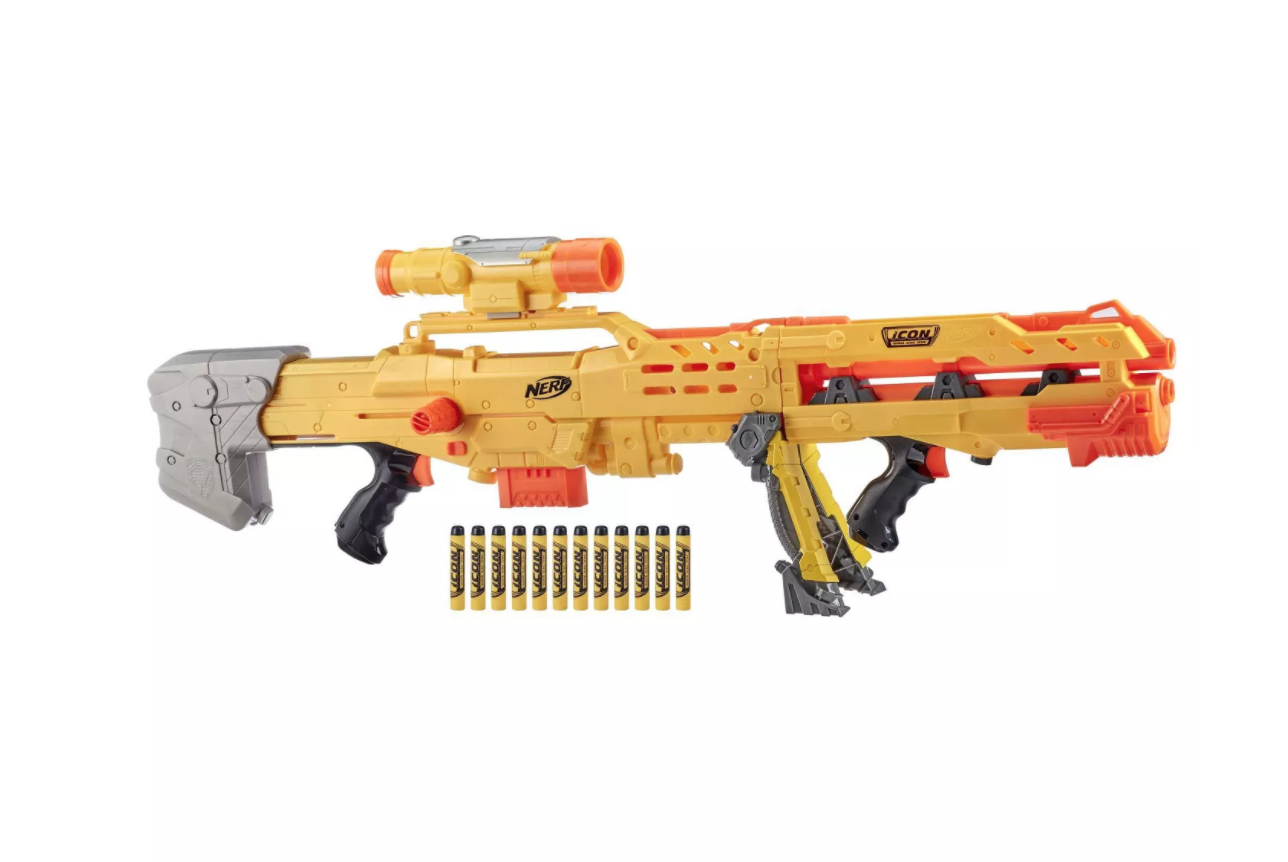 FUSIL DE SNIPER Nerf Longstrike CS-6 25 fléchettes sangle et