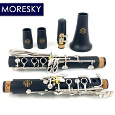 MORESKY Clarinet Ebonite/Hard Rubber 17 Keys Woodwind Instrument E126 OEM 