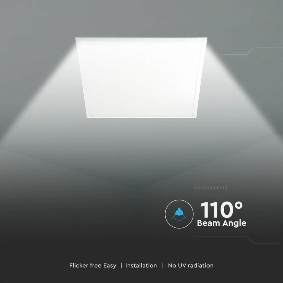 Lampada pannello led 60x60  plafoniera ad incasso luce 4000 4500k 6500-7000k - Immagine 2 di 4