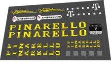 Set adesivi telaio Pinarello Telekom Paris giallo