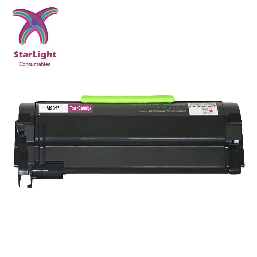 3-Pack Black Toner Cartridge Replacement For Lexmark Rwanda