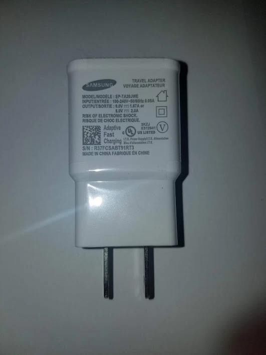 Samsung Adaptive Fast Charging Wall Charger Adapter w/ micro usb charging cable - Image 2 of 2