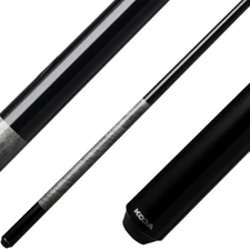 Koda KD23 Pool Cue - Black with Grey Stained & Maple Shaft 19 oz 12.75