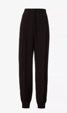 MAX MARA Umico tapered  stretch-crepe trousers Size 8 GENUINE RRP �365 #W1