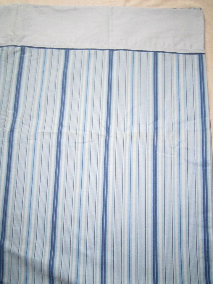 Sábana plana doble vintage rayas azules MCM RETRO AÑOS 70 Mainstays Home 64X96" Foto 2 de 4