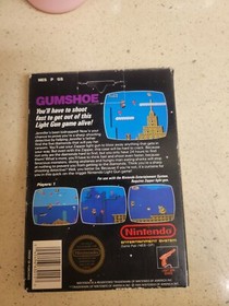 Gumshoe 5 screw cib with hangtab box nintendo nes htf retro game