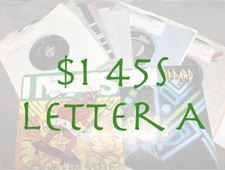 $1 45s - Popular Artists - G - EX - Flat $5.00  Shipped - Letter A