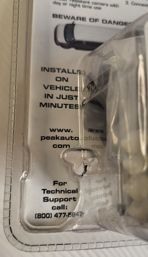 Peak Wireless Back-Up Camera System PKCORB 3.5" Color LCD Monitor 074804015737 - Picture 9 of 11