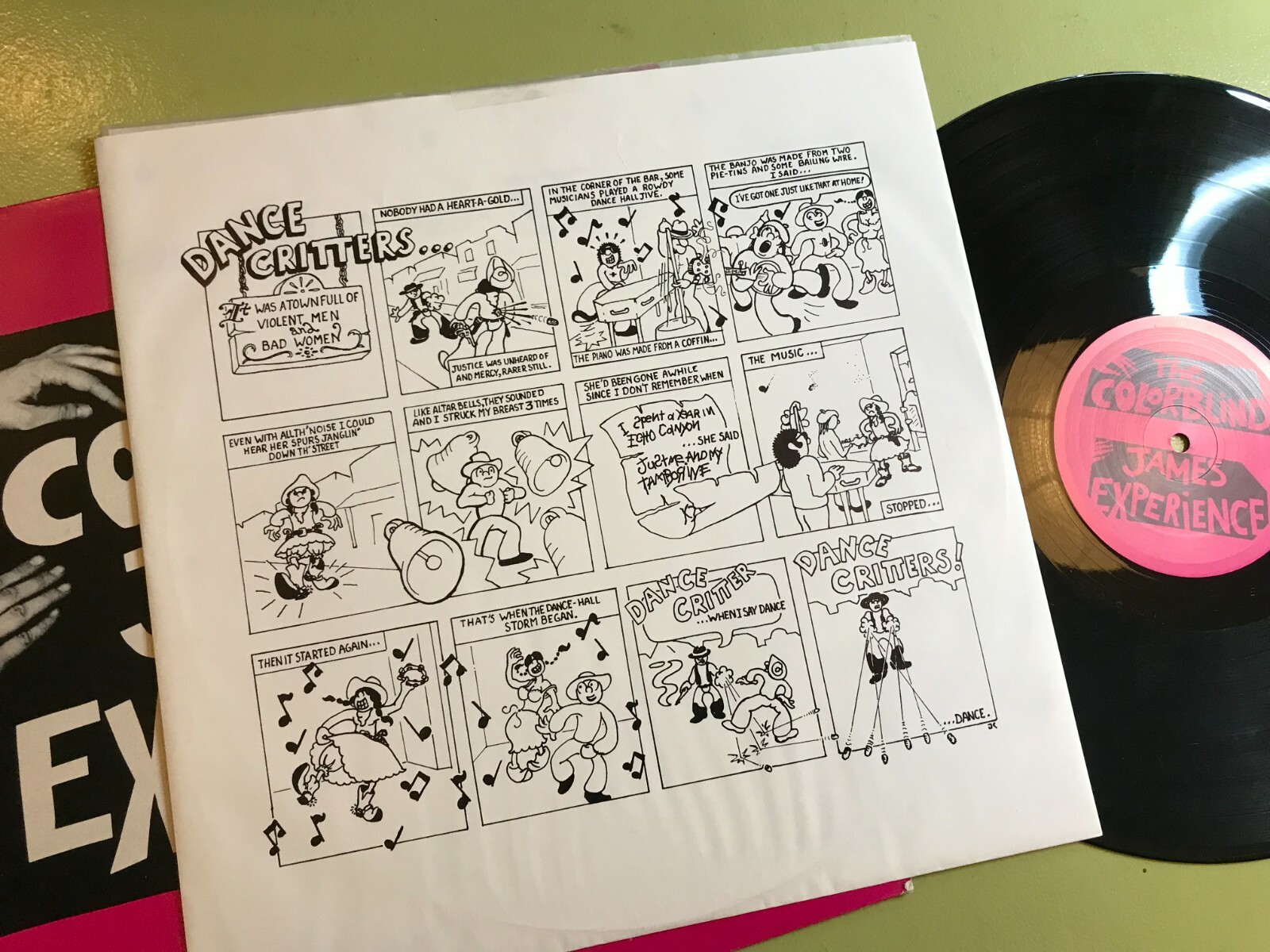 The Colorblind James Experience Original LP '87 save50 rare scarce