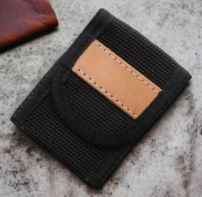 NEW Folding Knife Sheath for 3" Small Multi-tools or Knives Black Nylon Leather