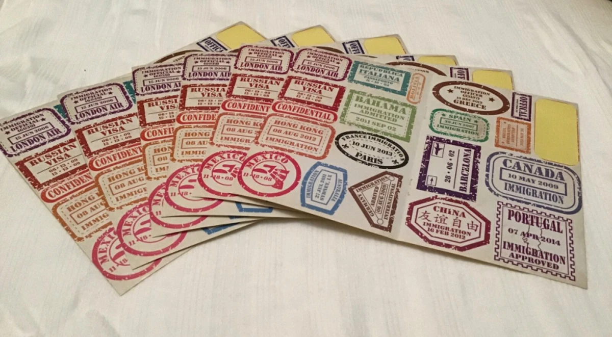 Passport Stamps By Country