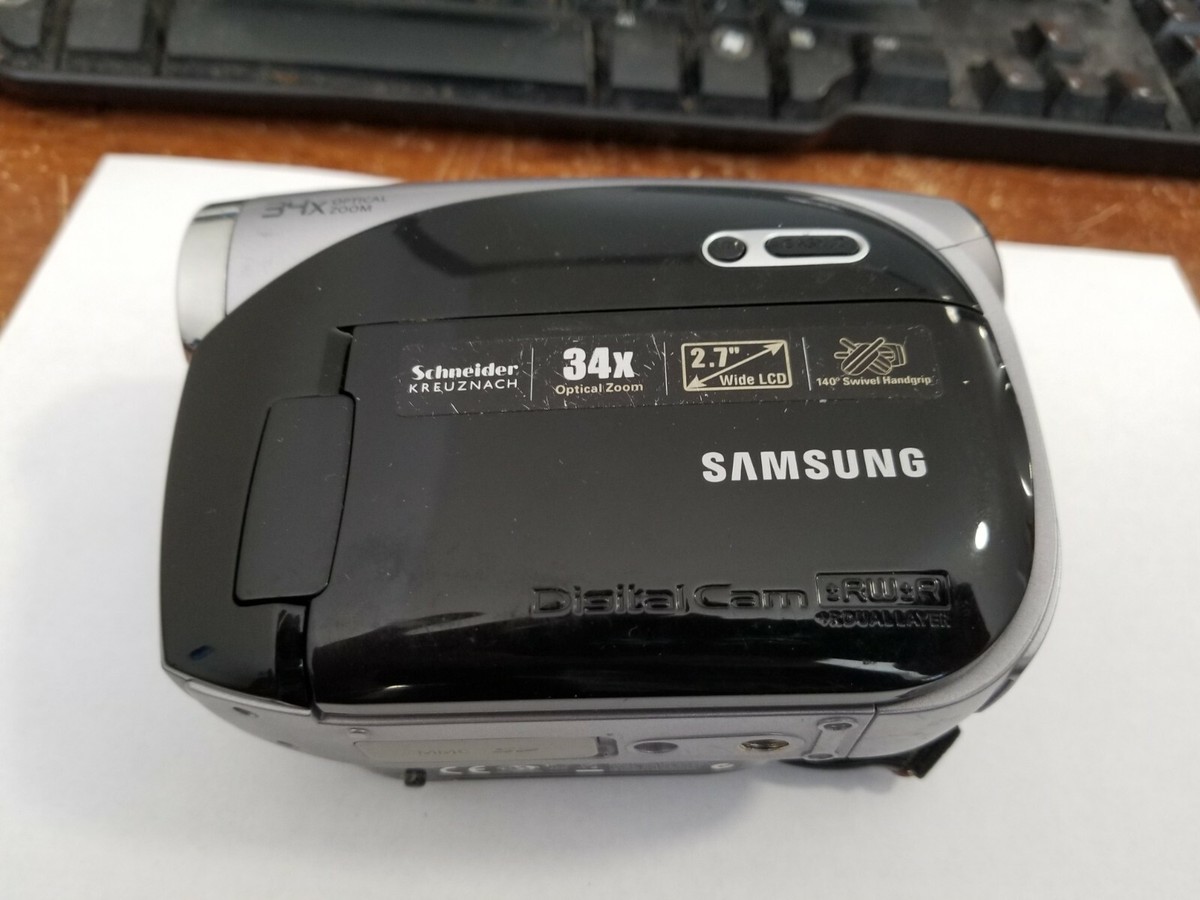 Samsung SC-DX103 DVD Camcorder NTSC SD Card or Disc Recording