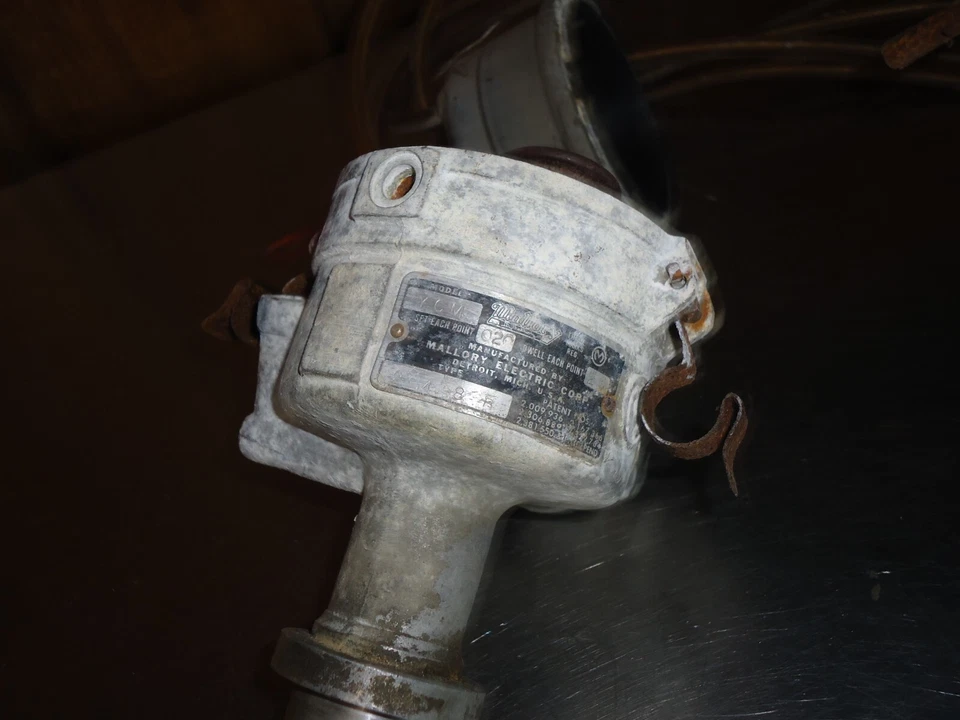 Vintage Mallory Dual Point Distributor YCM 248b 1950 1951 Cadillac 331 V-8 Foto 2 de 4