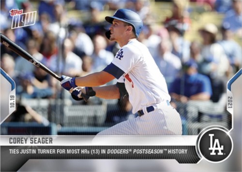 2021 Topps Now 991 Corey Seager