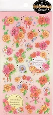 Mind Wave Rare Pluie Douce Gentle Rain Flowers Sticker Sheet