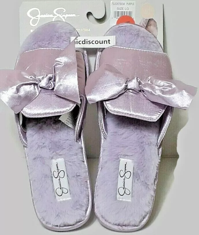 Jessica simpson purple slippers outlet