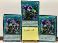 x3 Small World Ultra Rare 3x RA01-EN067 (Near Mint 1st Ed)