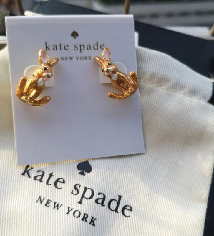 Bunny earrings kate spade sale