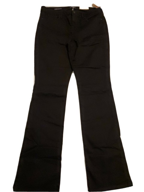 NYDJ Barbara Bootcut Leg Womens Jeans Size 14 Extra Long Black E1 for sale online | eBay
