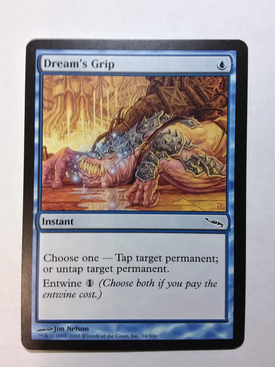 Dream's Grip Mirrodin NM/M Blue Common Magic The Gathering MTG