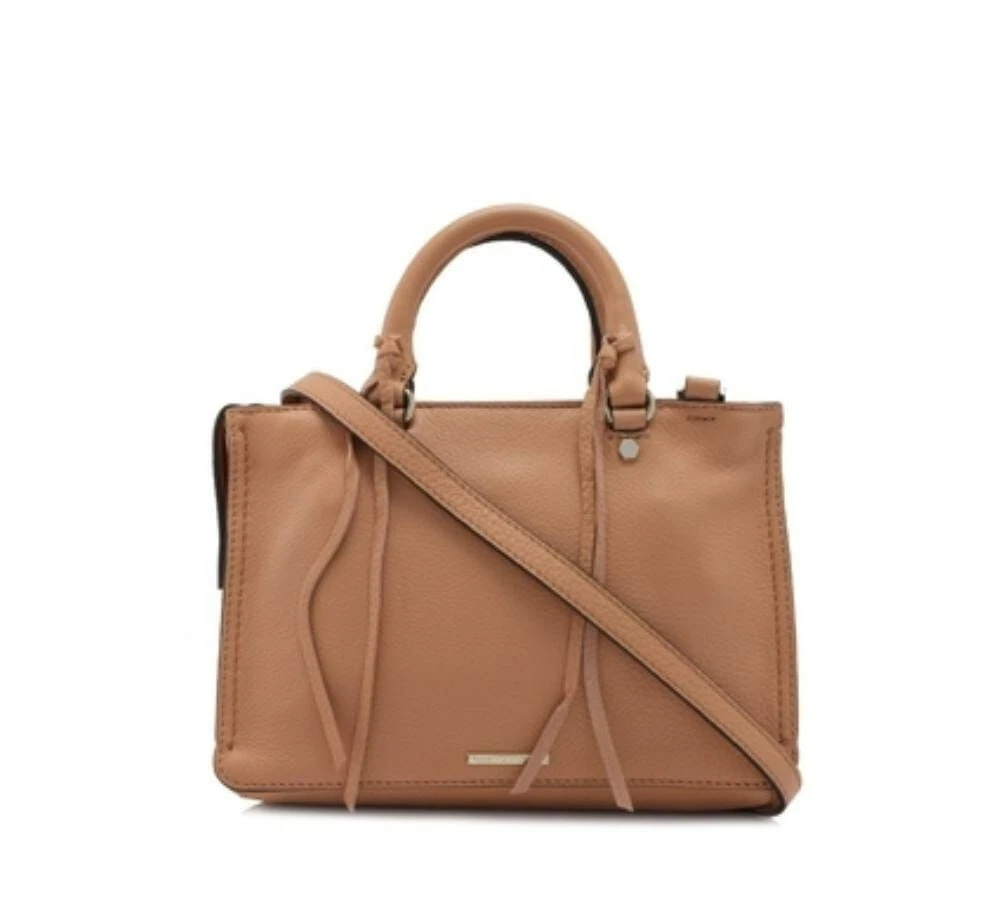 Rebecca Minkoff Micro Regan Satchel Cross Body brown LMD