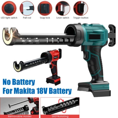Electric Cordless Caulking Gun Glass Mastic Sealant Gun For Makita Battery 18V