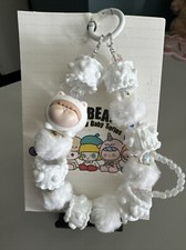 Beaded Phone Strap, bag Charm, with Hand Painted Beads price is for 1 