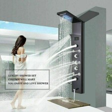 Rainfall Shower Panel Tower Faucet System Multi-Function Column Massage Body Jet