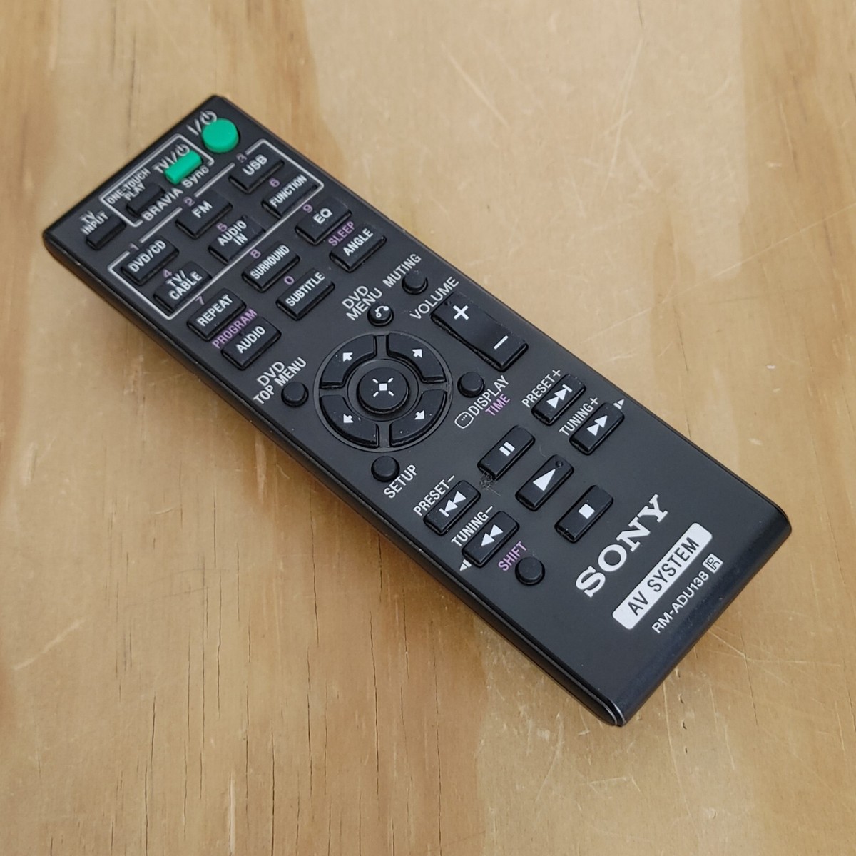 Genuine Original Sony AV System Remote Control RM-ADU138 | eBay