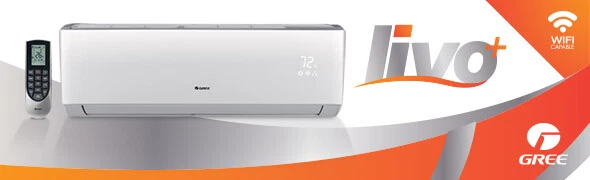 LIVS12-I GREE LIVO+ 12,000 BTU Ductless Mini Split Air Conditioner with  Inverter | eBay