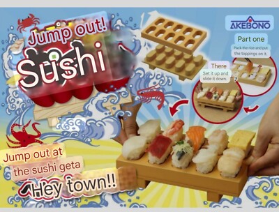 Easy! Sushi maker! Eat sushi at home easily! DIY made in Japan