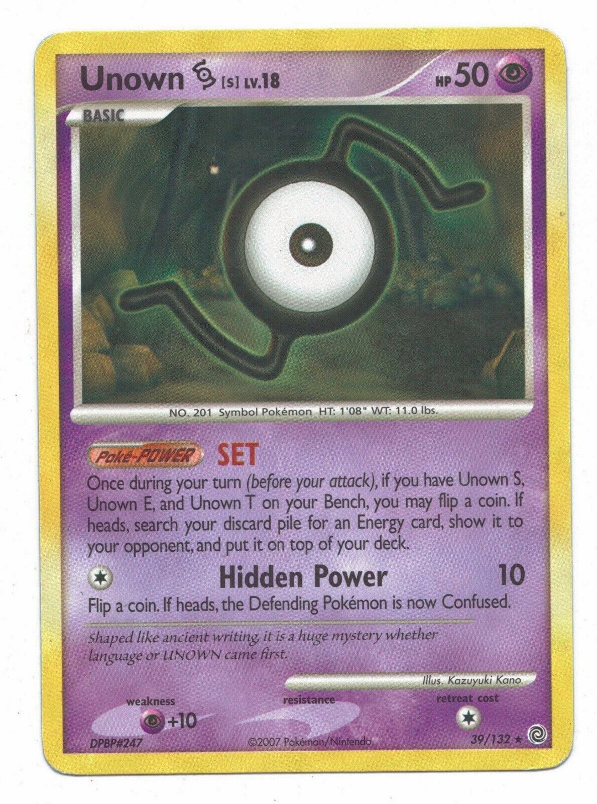 Unown O (Secret Wonders 70/132) – TCG Collector