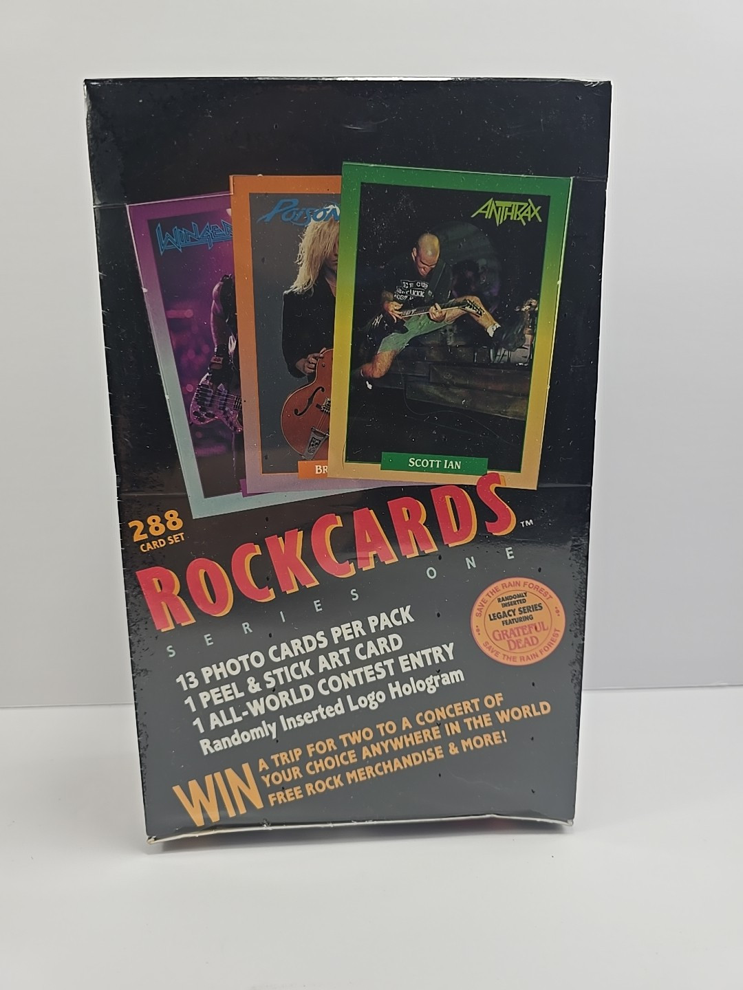 Brockum Rock Cards Music Trading Cards Wax Box Series 1 Factory