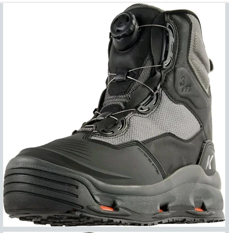 Korkers Darkhorse Felt Wading Boots BOA Lacing Mens 8