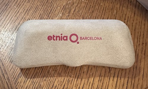 Etnia O. Barcelona Sunglasses with Clamshell Hard Case Tan