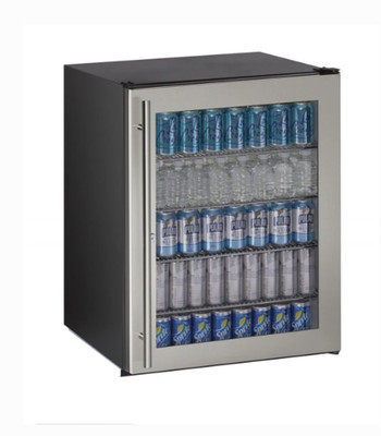 U-Line ADA24RGLS 5.3 cu. ft. Undercounter Refrigerator w/ Glass Door, New in Box