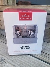 Hallmark 2024 Star Wars Shut Down the Garbage Mashers A New Hope Ornament NIB