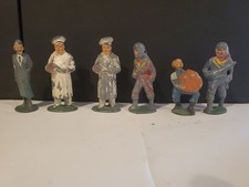 Lot Of 6 Barclay Lead Figurines Heavy Paint Loss