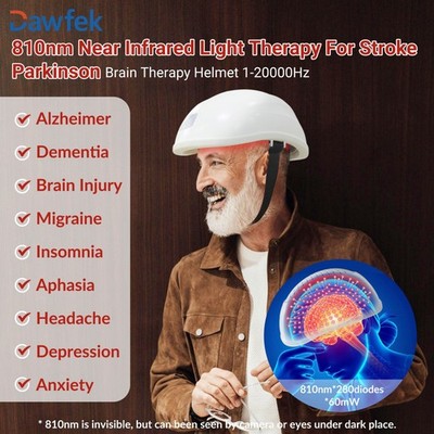810nm Led Helmet Natural Treatment for Depression Parkinson PBM Light Therapy