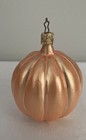 Vintage Blown Glass Orange Pumpkin Halloween / Christmas Ornament — photo 5
