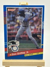 Donruss 1991 Ken Griffey Jr All-Star #49 Seattle Mariners Baseball Card