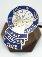 BPOE Elks Lodge Past Exalted Ruler Lapel Pin New