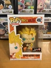 Funko Pop! Dragon Ball Super Saiyan 3 Goku #492 GameStop Exclusive W/Protector!!