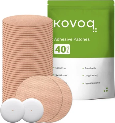 Kovoq Waterproof Libre Sensor Covers40+2 Reusable Hardshell Covers No Glue on